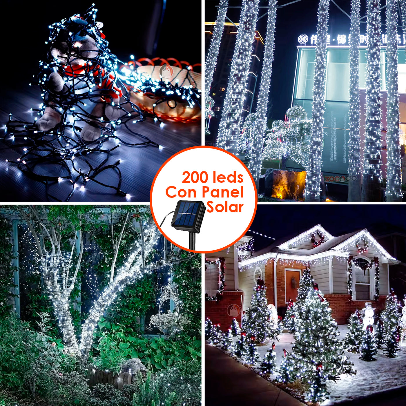 ✨🎄Luces Navidad  Energía Solar Prem 200Led ✨🎅