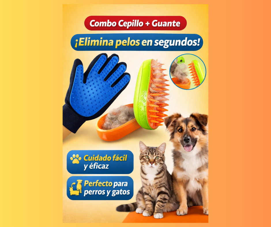 🐾 Combo Removedor de Pelos para Mascotas