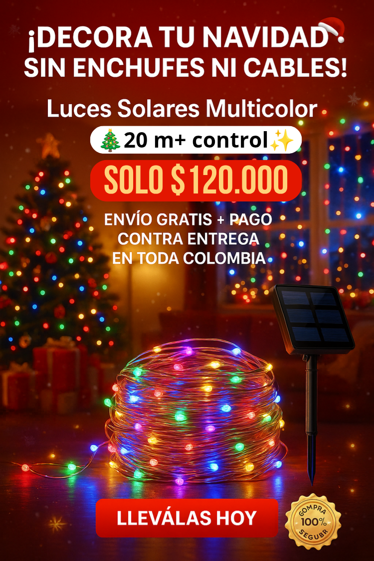 ✨🎄Luces Navidad  Energía Solar Prem 200Led ✨🎅