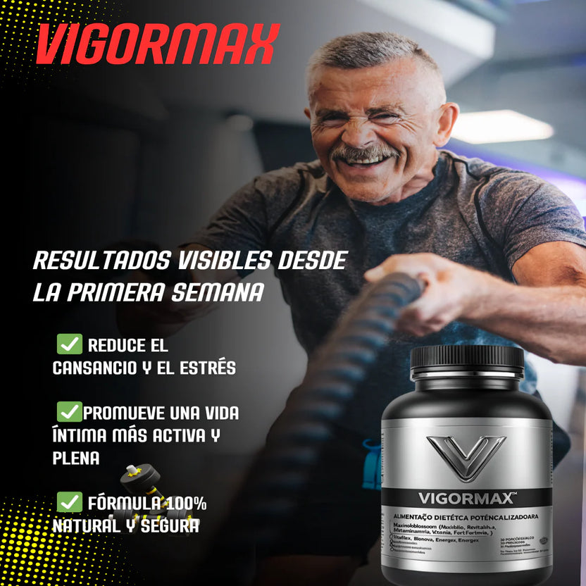 VIGORMAX – Potencializador Masculino Natural
